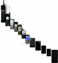 Cell phones from 2004-2020